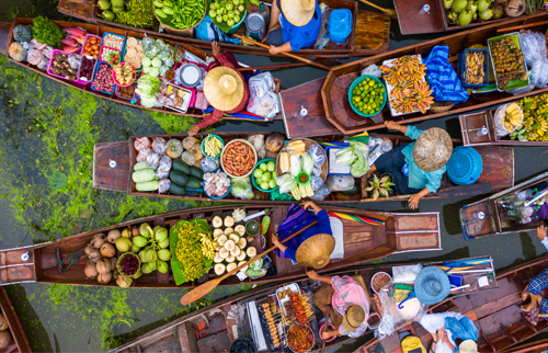 Floating Market & River Kwai  0