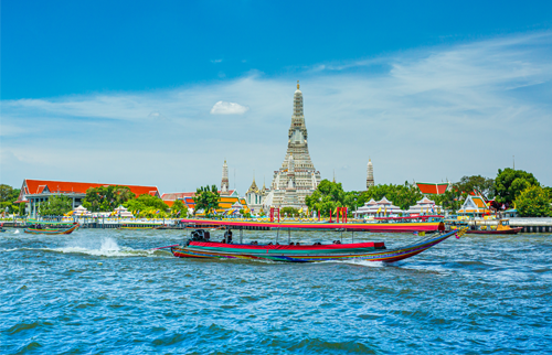 Grand Palace + Emerald Buddha Temple + Wat Arun + Canal Tour 